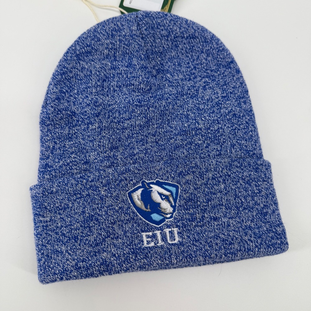 EIU Panthers Blue Marled Knit‎ Beanie Hat Cap University Legacy